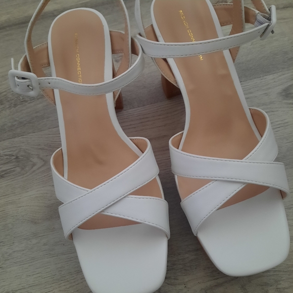 French Connection Cork Heels - Picture 3 of 10